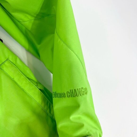 Volcom Nimbus Jacket Womens Small Green Ski Snowboard Hooded Snow guard Full Zip - Picture 5 of 14
